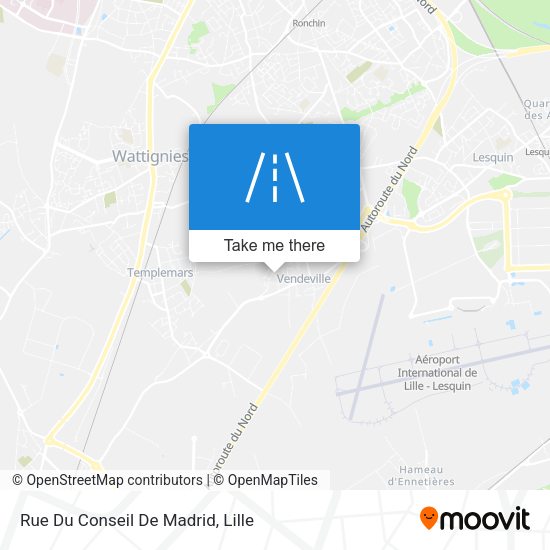 Rue Du Conseil De Madrid map