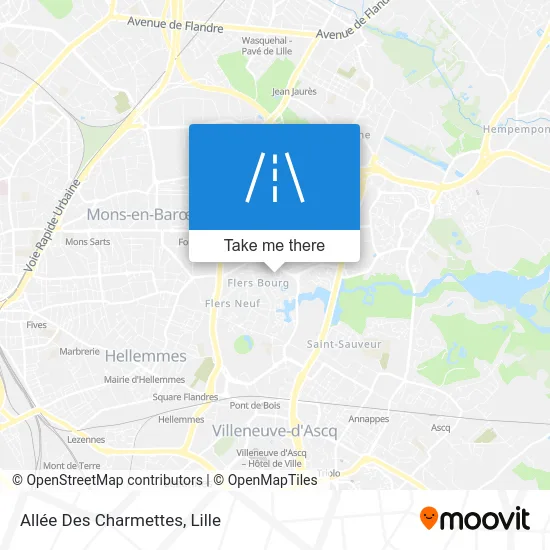 Allée Des Charmettes map