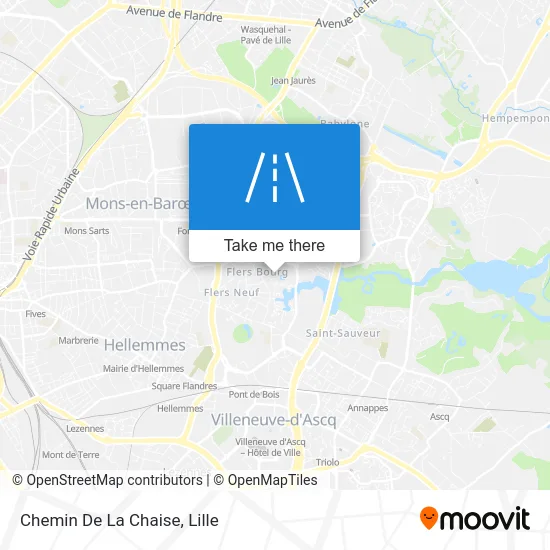 Chemin De La Chaise map