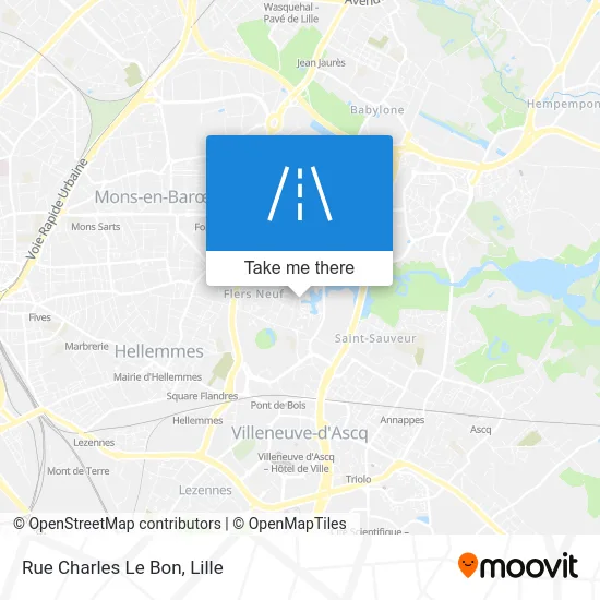 Rue Charles Le Bon map