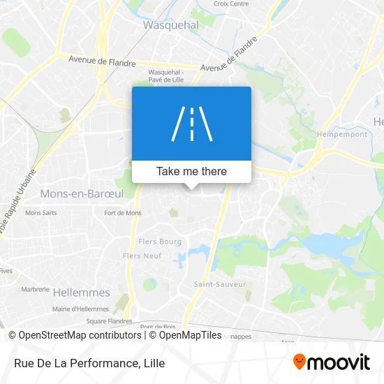 Rue De La Performance map