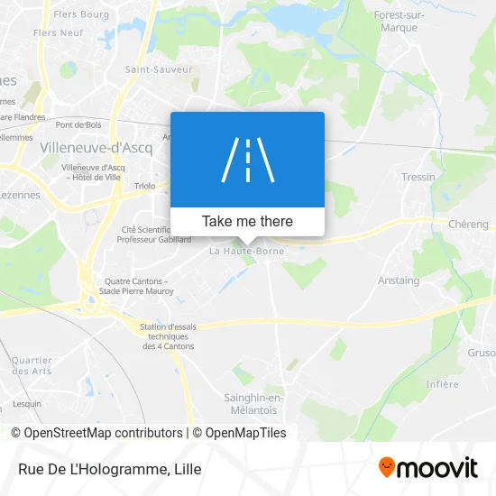 Rue De L'Hologramme map