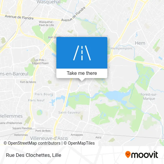 Rue Des Clochettes map