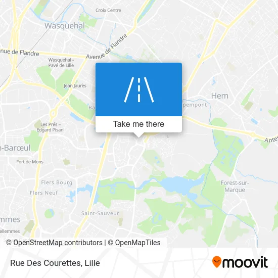 Rue Des Courettes map