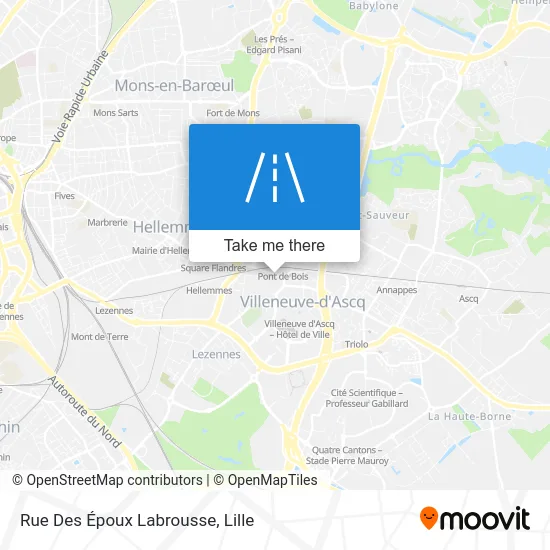 Rue Des Époux Labrousse map