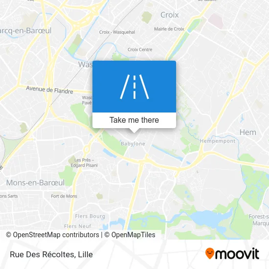 Rue Des Récoltes map