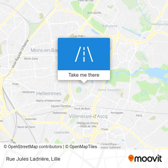 Rue Jules Ladrière map