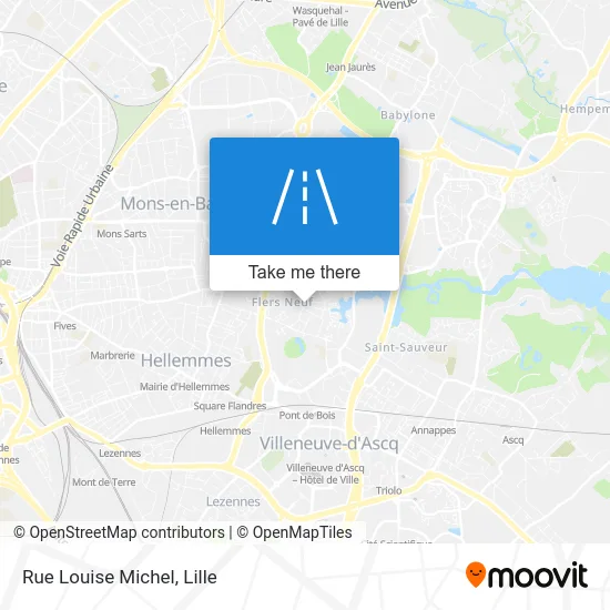 Rue Louise Michel map