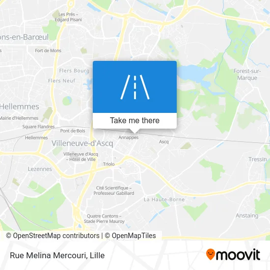 Rue Melina Mercouri map