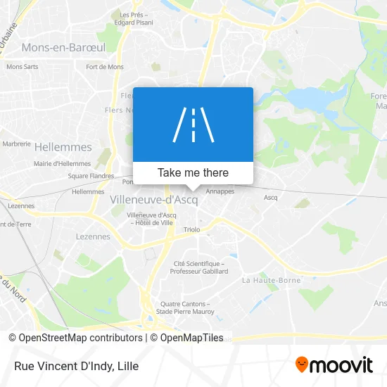 Rue Vincent D'Indy map