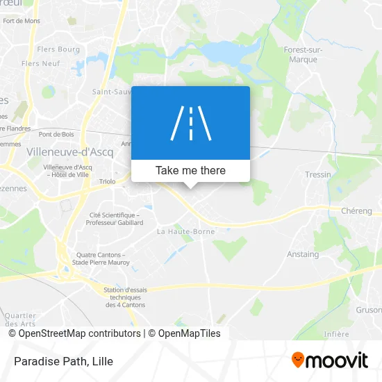 Sentier Du Paradis map