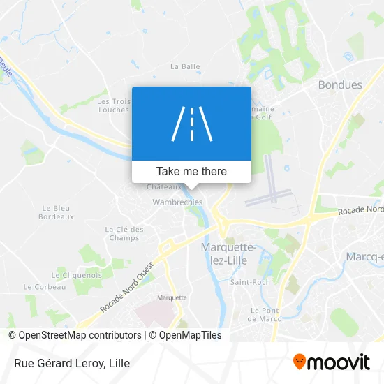 Rue Gérard Leroy map