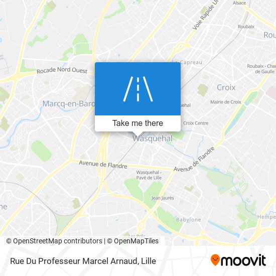 Mapa Rue Du Professeur Marcel Arnaud