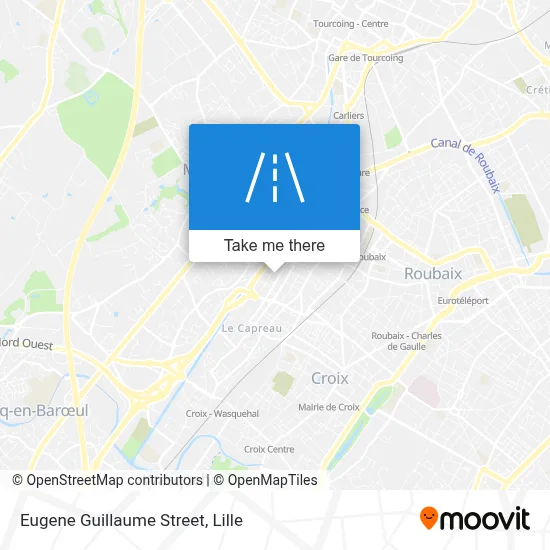 Rue Eugène Guillaume map