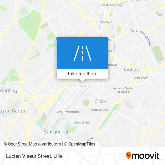 Rue Lucien Viseur map