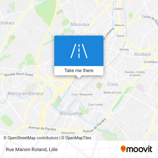 Rue Manon Roland map