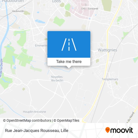 Mapa Rue Jean-Jacques Rousseau