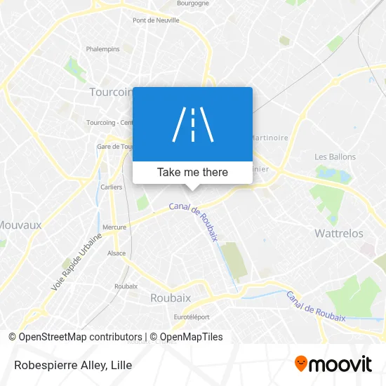 Allée Robespierre map