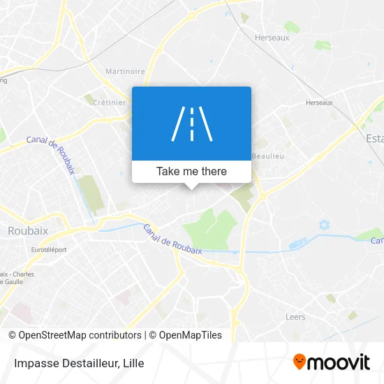 Impasse Destailleur map