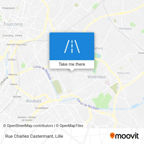 Rue Charles Castermant map