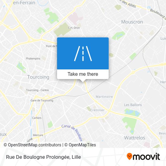Rue De Boulogne Prolongée map