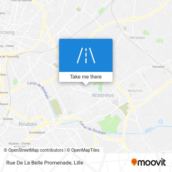 Rue De La Belle Promenade map