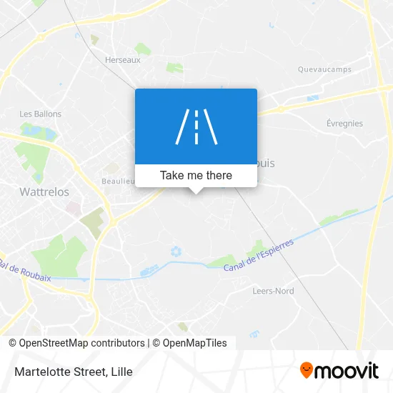 Rue De La Martelotte map