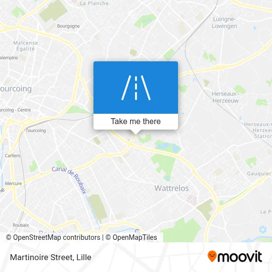 Rue De La Martinoire map