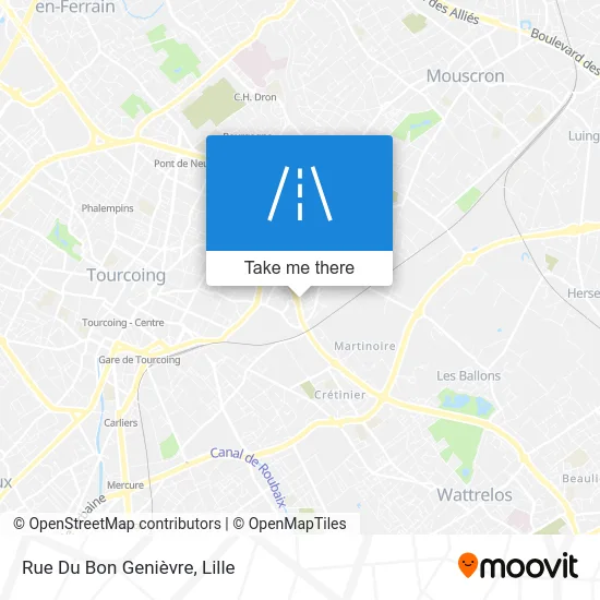 Rue Du Bon Genièvre map