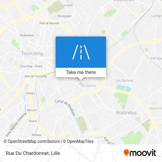 Rue Du Chardonnet map