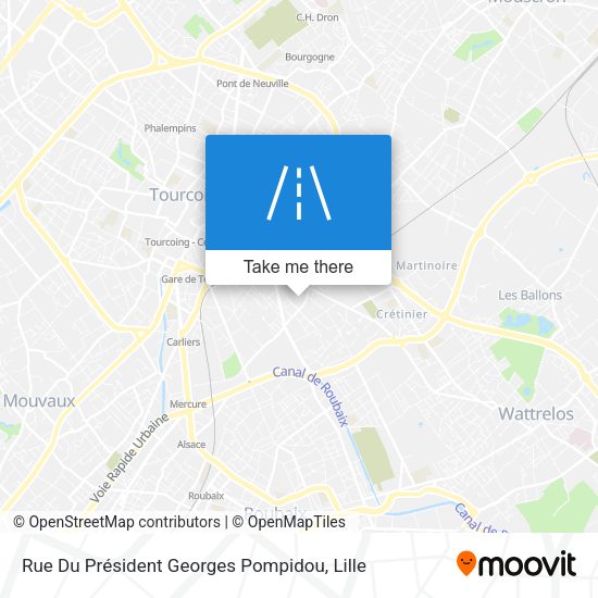 Rue Du Président Georges Pompidou map