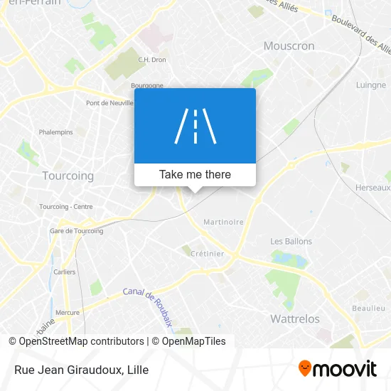 Rue Jean Giraudoux map