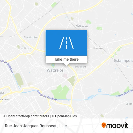 Rue Jean-Jacques Rousseau map