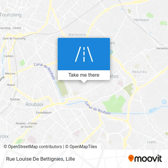 Rue Louise De Bettignies map