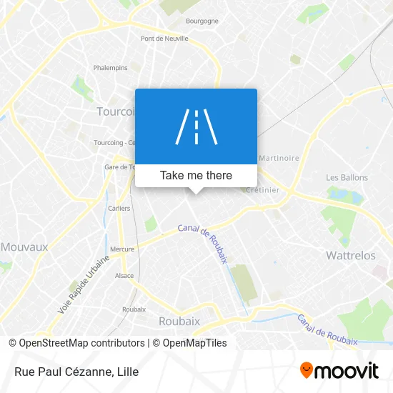 Rue Paul Cézanne map