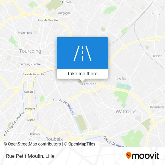 Rue Petit Moulin map