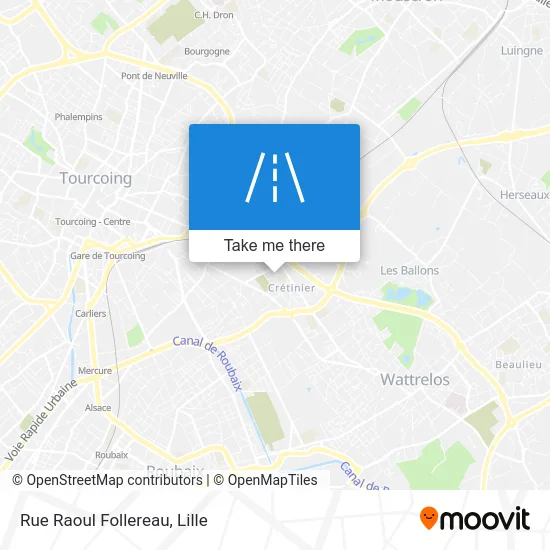 Rue Raoul Follereau map