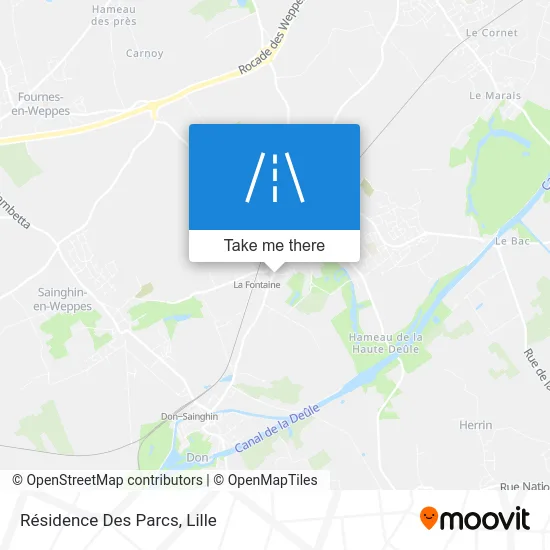 Résidence Des Parcs map