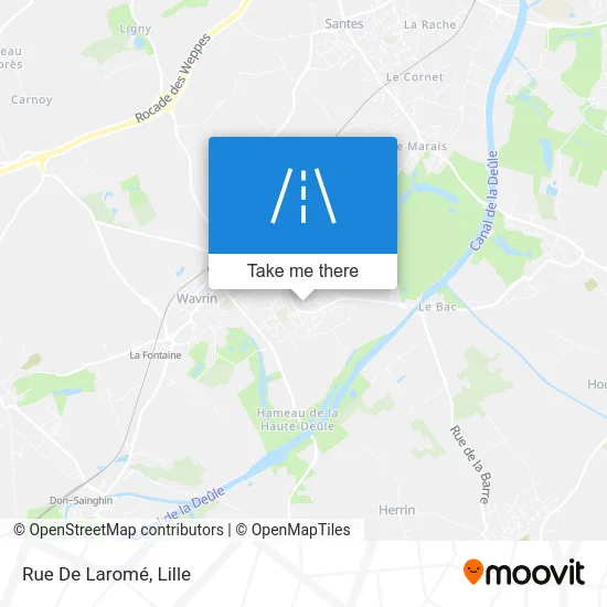 Rue De Laromé map
