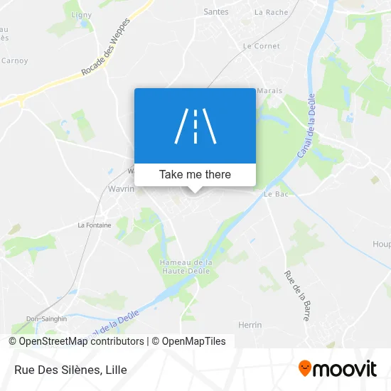 Rue Des Silènes map
