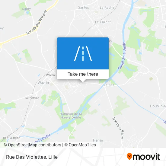 Rue Des Violettes map