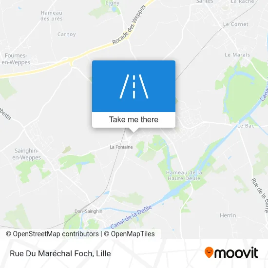 Rue Du Maréchal Foch map