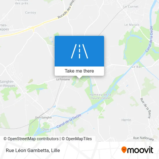 Rue Léon Gambetta map