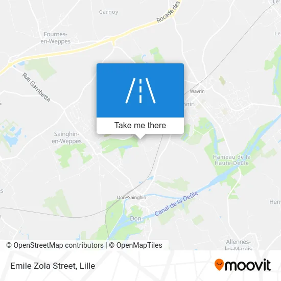 Rue Émile Zola map