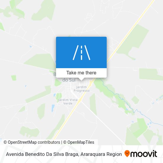 Avenida Benedito Da Silva Braga map