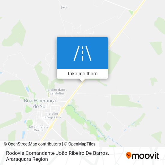 Rodovia Comandante João Ribeiro De Barros map