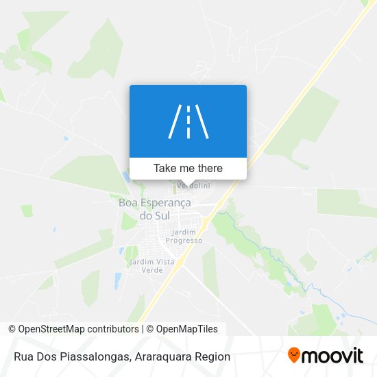 Rua Dos Piassalongas map