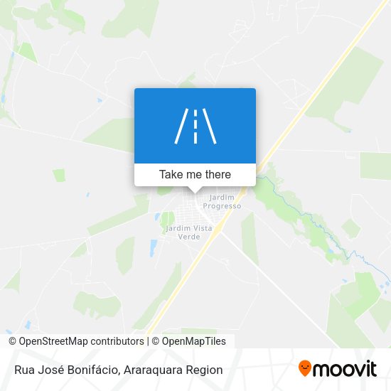 Rua José Bonifácio map