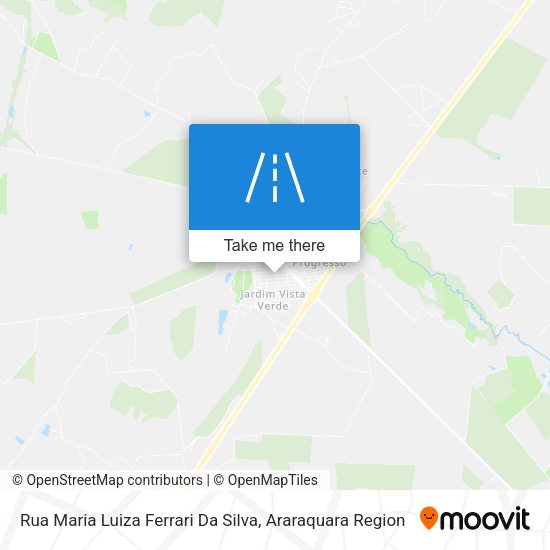 Rua Maria Luiza Ferrari Da Silva map