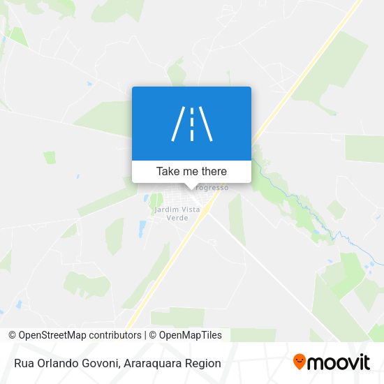 Rua Orlando Govoni map